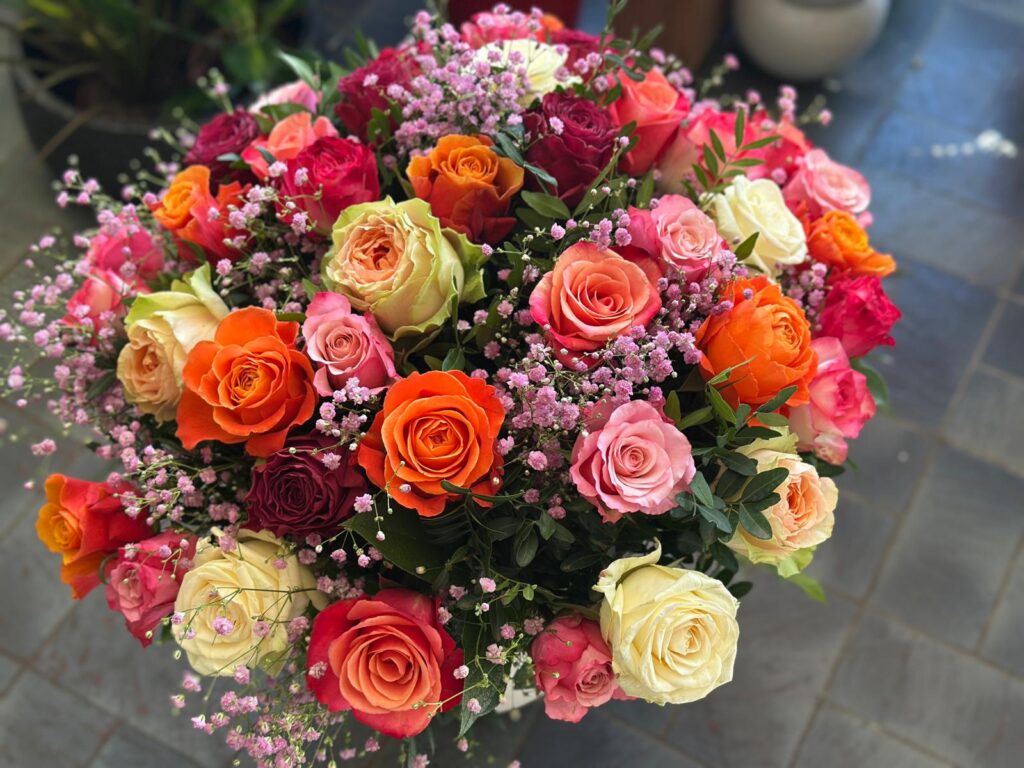 Bouquet Roses variées